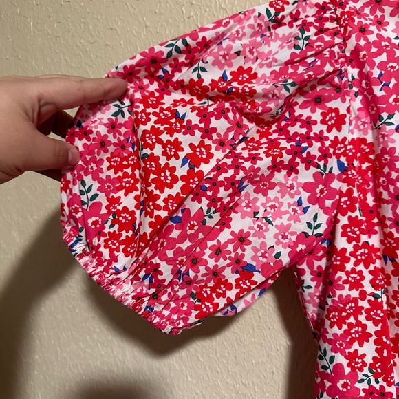 Sugarlips Ditsy Floral Mini‎ Dress Puff Sleeves Size Small - Picture 7 of 10